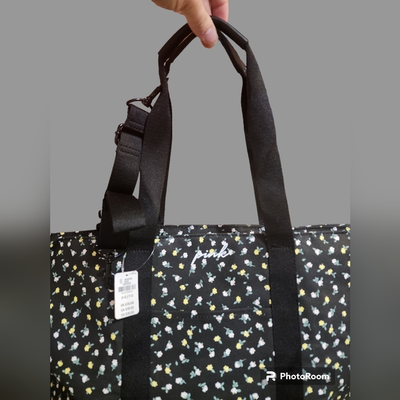 Victoria Secret Daisy Florial Pattern Tote Large Bag Brand New - Picture 9 of 9